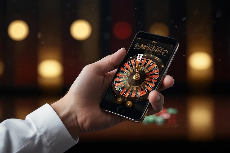 Studio live dealer VIP Roulette di togaplay dengan roda roulette dan meja dealer profesional